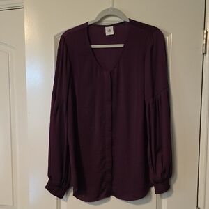 CAbi Deep Purple Blouse